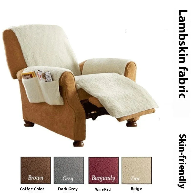 Universal sofa cushion cover in lambswool colours with three width options