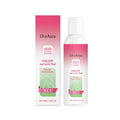 100ml plastic spray bottle of body hair removal depilatory liquid on a white background.