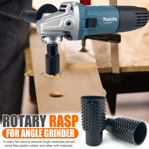 Spherical angle grinder grinding head tool with M10 and M14 thread compatibility for woodworking applications