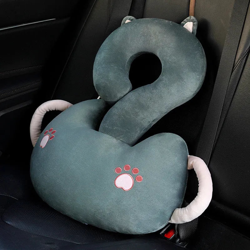 65x65cm cartoon animal cushion pillow with pp cotton filling showing cute animal question mark design