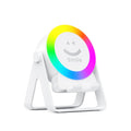 Black or white induction bracket Bluetooth speaker with LED lights and card slot