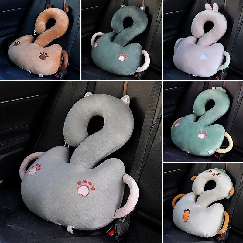 65x65cm cartoon animal cushion pillow with pp cotton filling showing cute animal question mark design