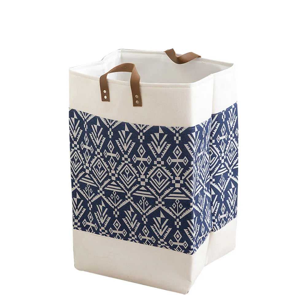 35x35x55cm fabric storage box in colourful bear design for clothing and home organisation
