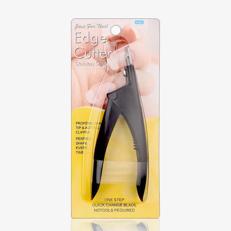 French U-shaped nail scissors with stainless steel construction and electrophoresis finish options