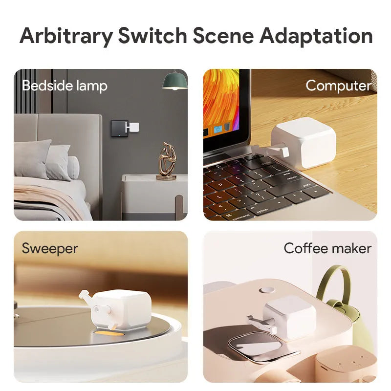 White Bluetooth rocker arm finger robot remote control with compact dimensions