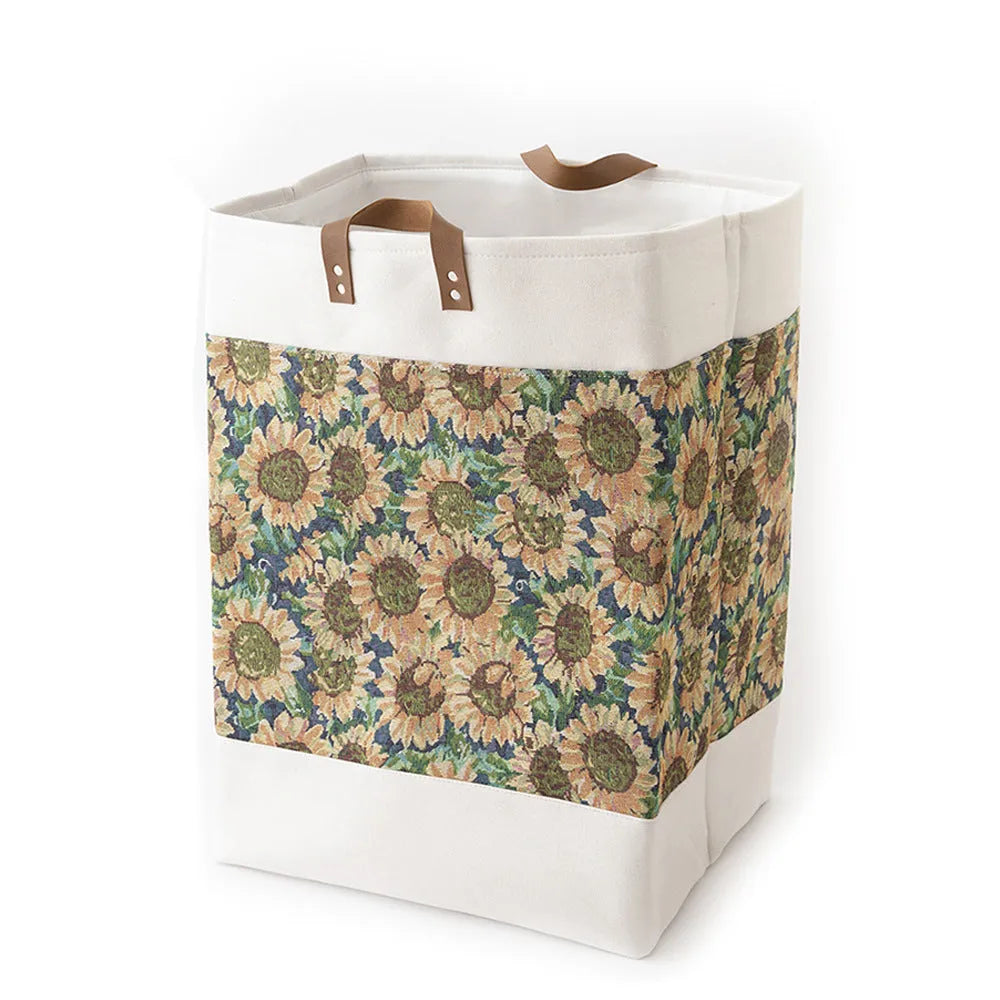 35x35x55cm fabric storage box in colourful bear design for clothing and home organisation