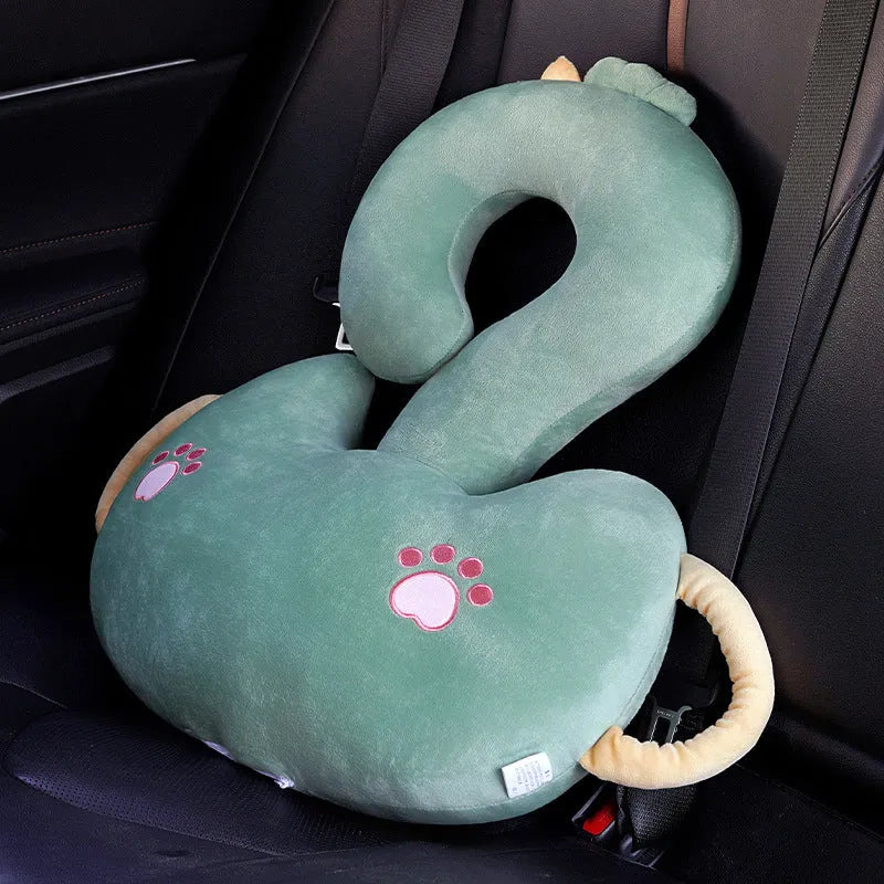 65x65cm cartoon animal cushion pillow with pp cotton filling showing cute animal question mark design