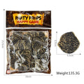 100 plastic replica Roman coins in bronze, gold, or silver electroplated finish for decorative or gaming use