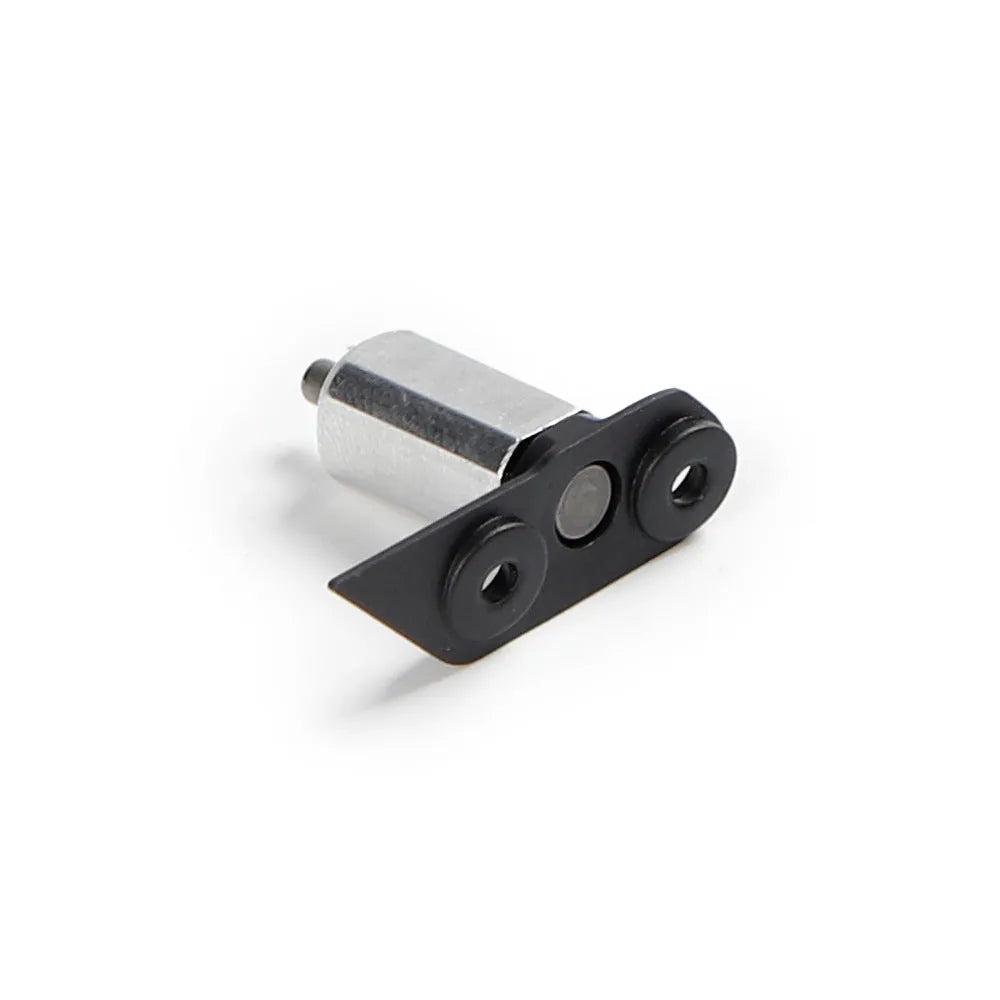 FPV drone rotating shaft replacement kit showing front axle and left/right rear shafts for machine arm motor repairs