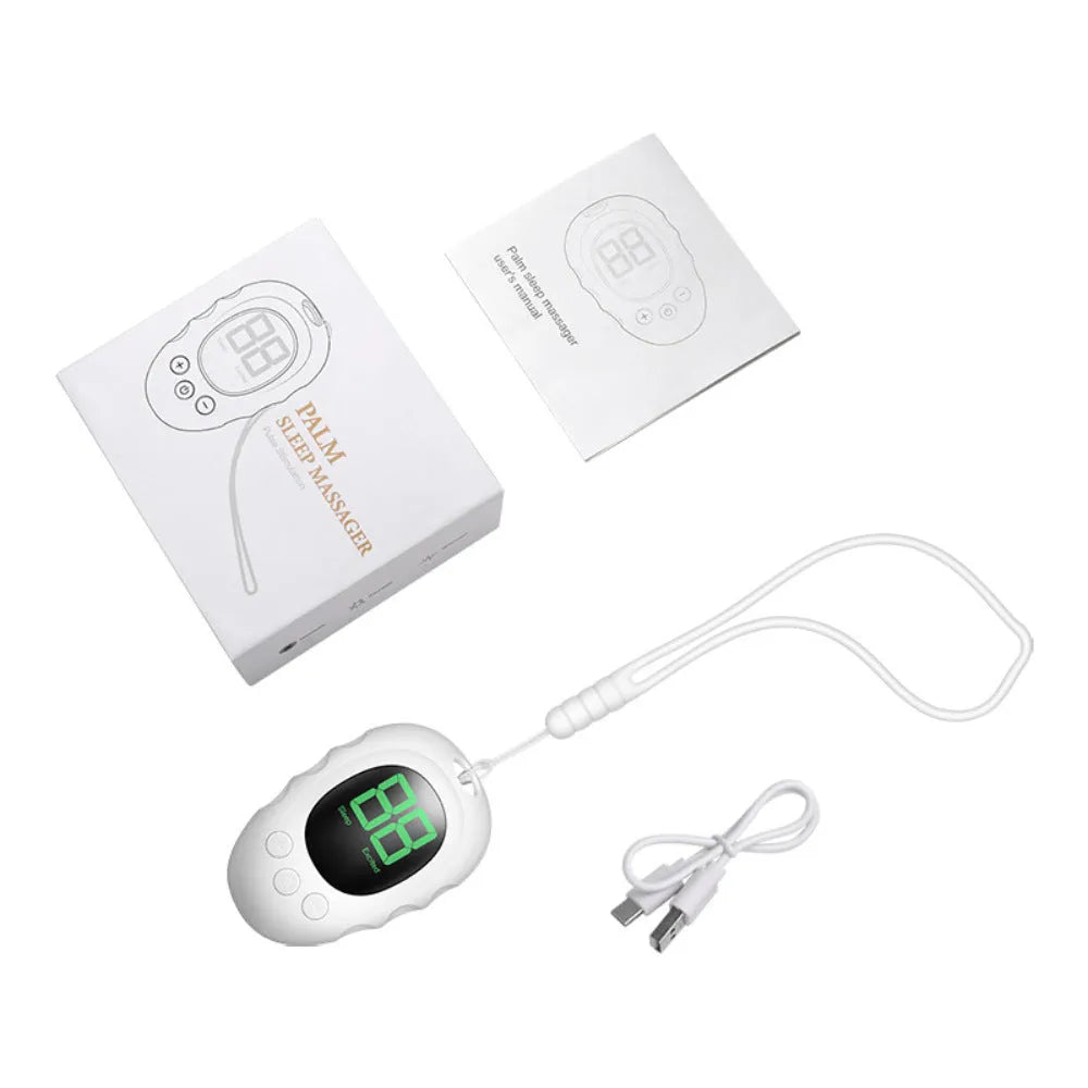 Rechargeable silicone sleep aid hand grip with remote control in three colour options