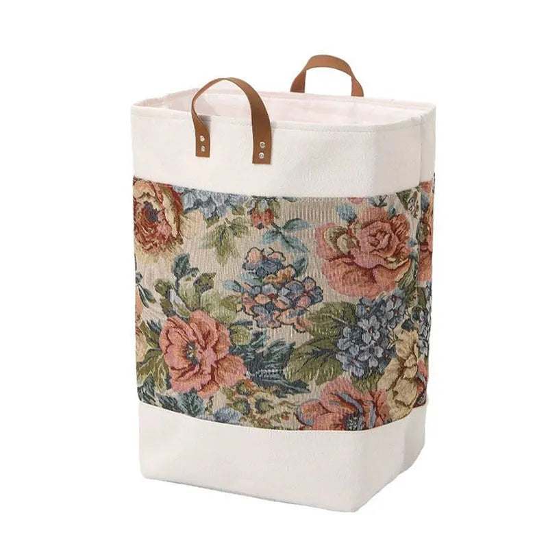 35x35x55cm fabric storage box in colourful bear design for clothing and home organisation