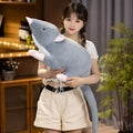 Cartoon mouse plush toy in three sizes: small 32cm, medium 50cm, and large 100cm.