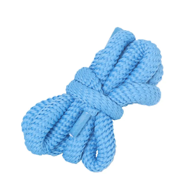 Oval shoelace adapter rope in multiple colours showing 1.0 width and length options for sneakers and sweatshirts.
