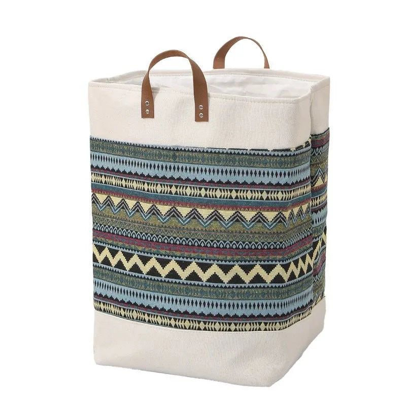 35x35x55cm fabric storage box in colourful bear design for clothing and home organisation