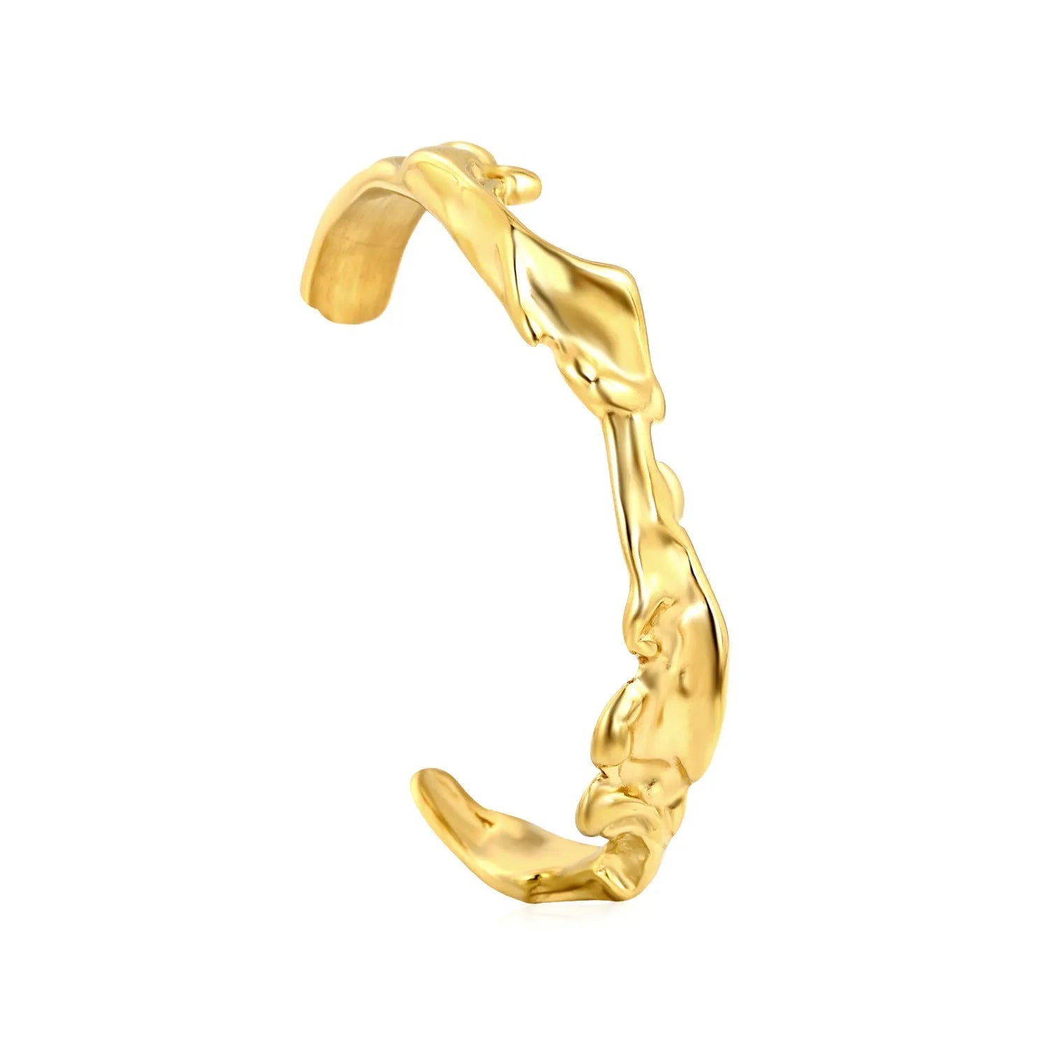 Advanced design stainless steel bracelet in silver, gold, and rose gold metallic finishes