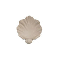 White resin simulation shell fruit plate ornament with light luxury finish