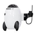 White ABS plastic baby stroller shaking device with automatic motion and Bluetooth connectivity