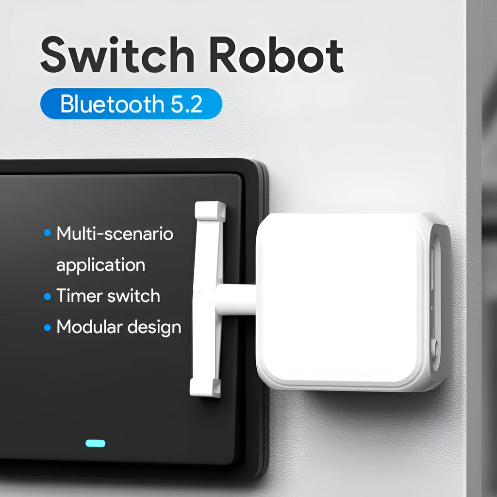 White Bluetooth rocker arm finger robot remote control with compact dimensions
