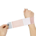 A high elastic breathable athletic wristguard shown in black, grey, and pink colour options.