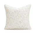 Solid colour decorative pillow cushion in red coffee colour on a living room sofa