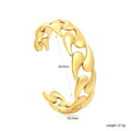 Advanced design stainless steel bracelet in silver, gold, and rose gold metallic finishes