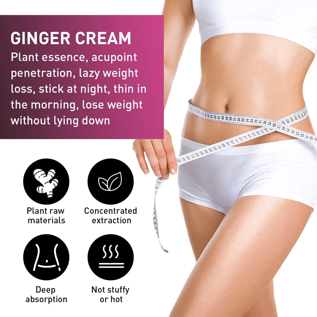 15g ginger body thigh slimming shaping tightening cream container