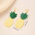 Acrylic drop shape earrings with alloy hooks featuring a jackfruit inspired design for women
