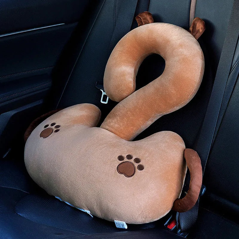 65x65cm cartoon animal cushion pillow with pp cotton filling showing cute animal question mark design