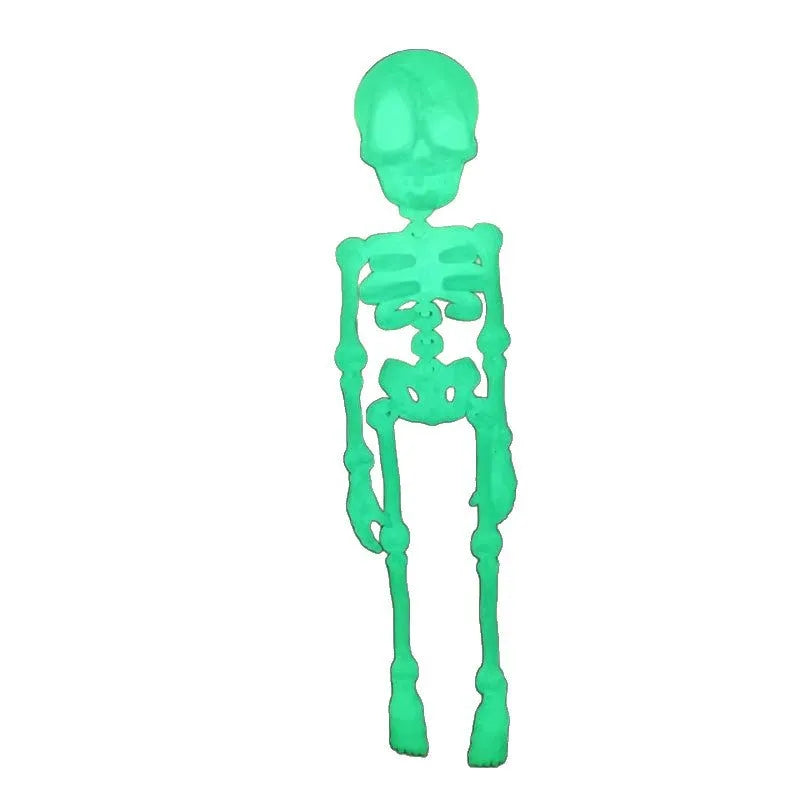 3D printed Halloween skull refrigerator magnet in modern art style with twelve colour options