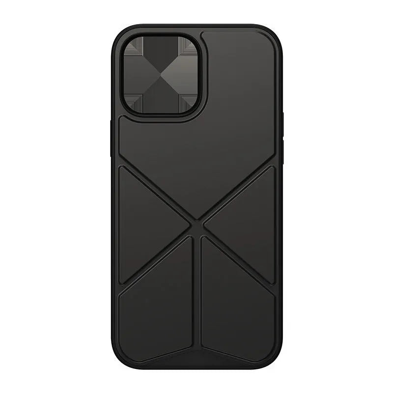 Black tpu phone case for iPhone 13 series on a table