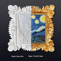 DIY oil painting by numbers kit on epoxy pottery canvas with brushes and paints for Van Gogh Starry Night