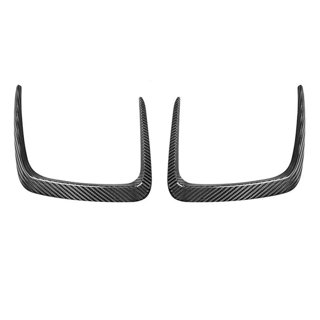 Black dry carbon fibre front bumper grille for BMW M3 M4 G80 G82 with visible 3K weave pattern