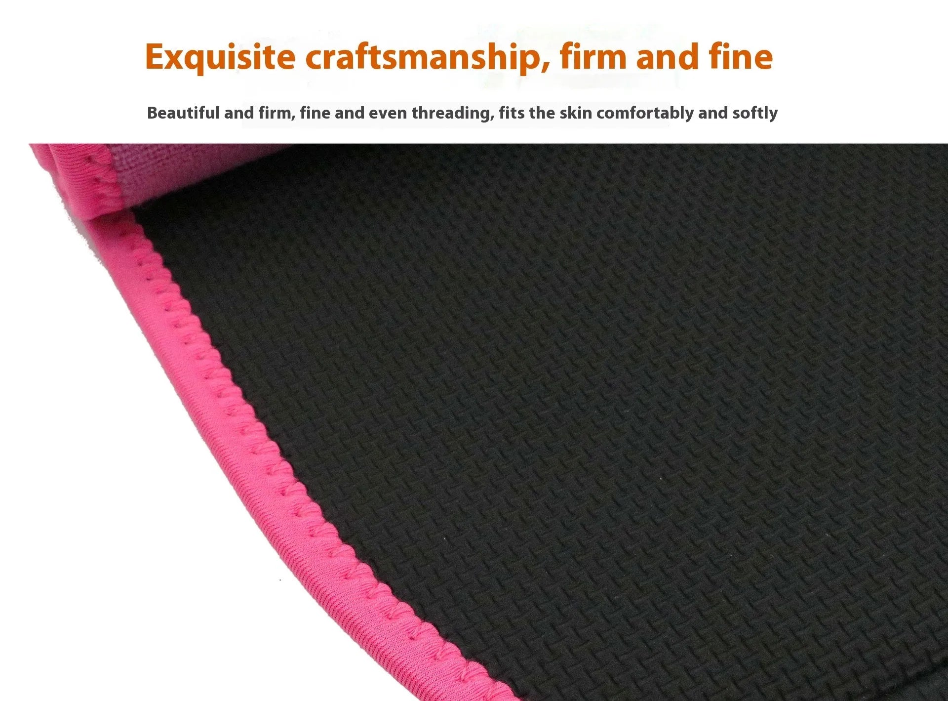 Neoprene hot lumbar support belt for fitness and running in black colour