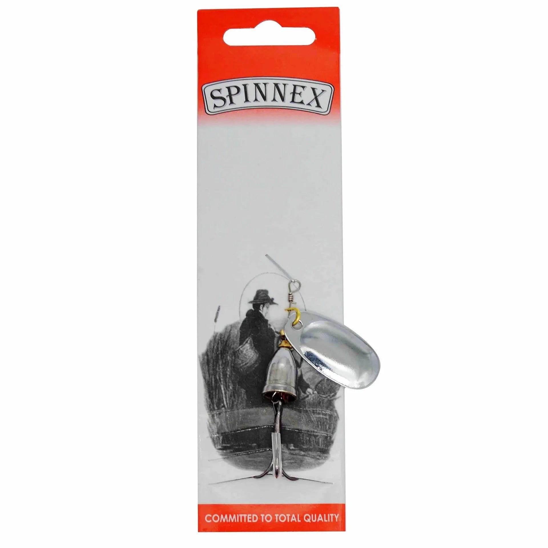 Composite fishing lure with rotating sequins and copper bell in multiple colour options