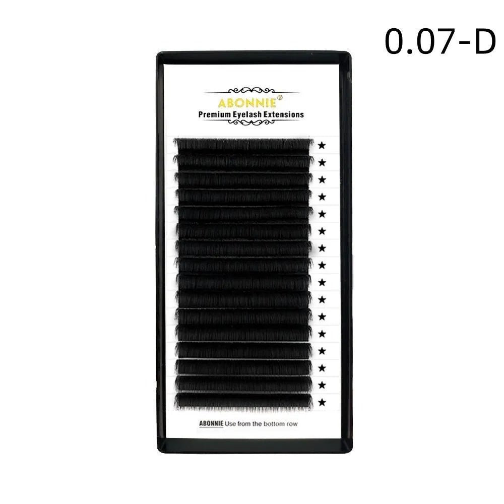 Pair of dense 16-row false eyelashes made from mink hair, showing a matte finish.
