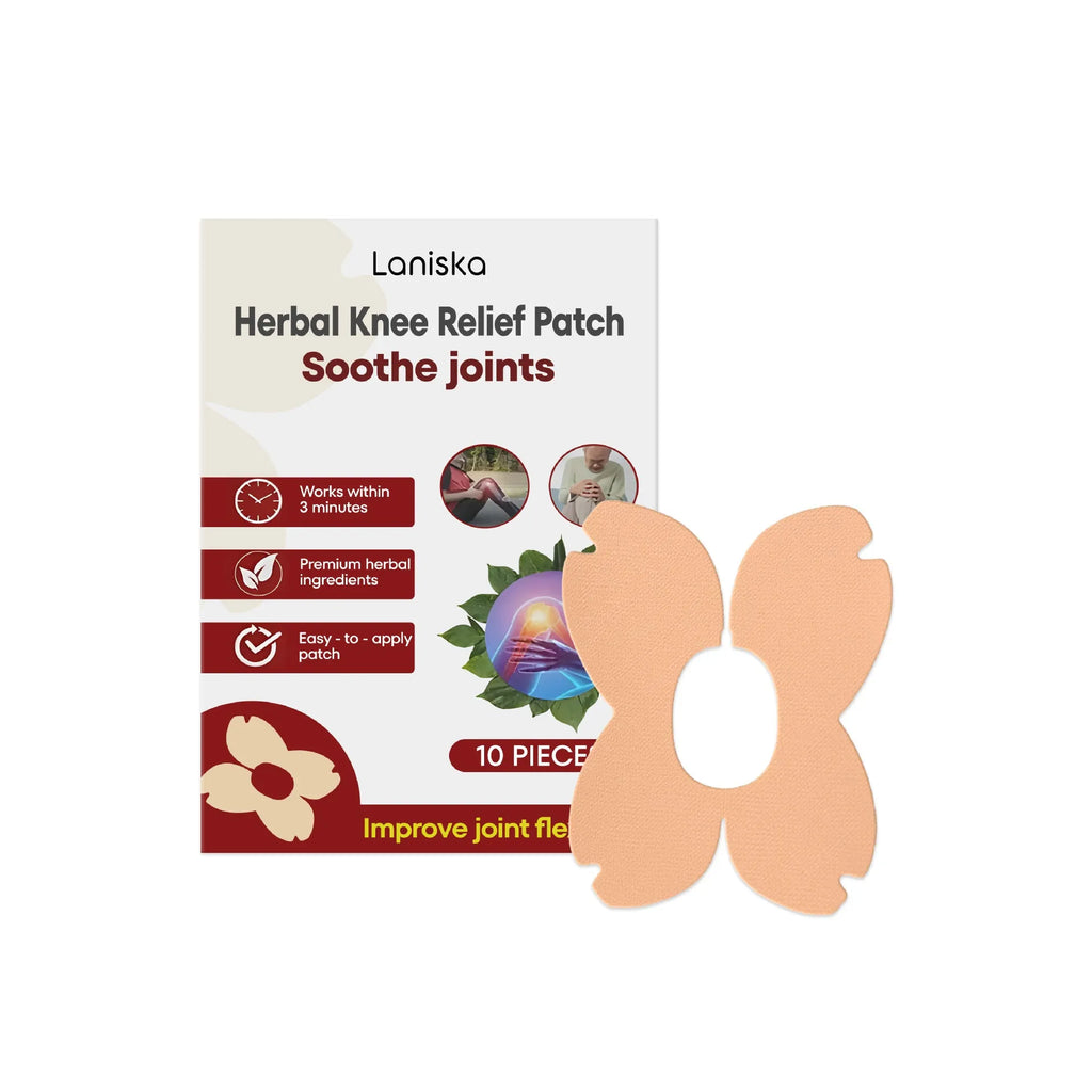 LANISKA herbal moxa leaf menthol joint care adhesive bandages ten-piece pack with storage box