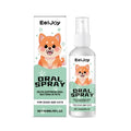 120ml bottle of pet oral spray with chlorhexidine and mint for dogs and cats