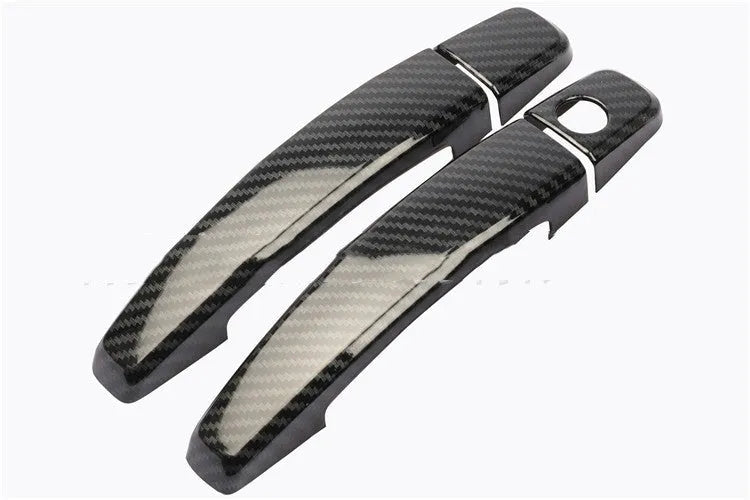 Carbon fibre door handle cover for Opel Vauxhall Astra H J 2004-2015 in Classic Cruze colour
