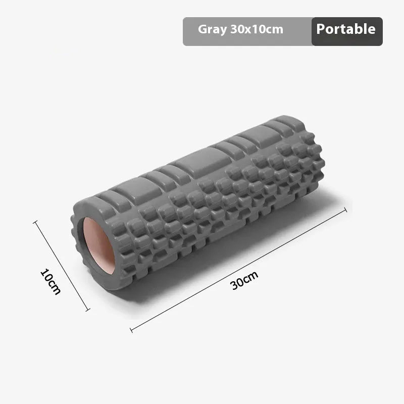 EVA foam roller in multiple colours and sizes for fitness recovery