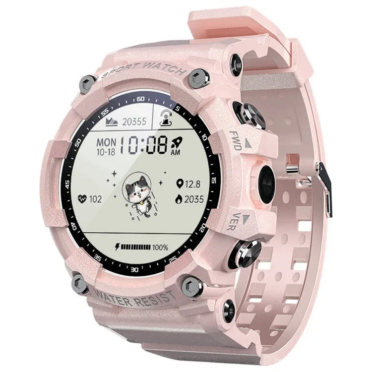 ATTACK 3 IP67 waterproof smart Bluetooth sports watch with round screen on wrist