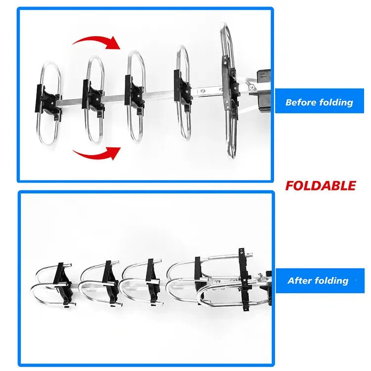 GR-1002 outdoor television antenna with rotatable design for directional adjustment