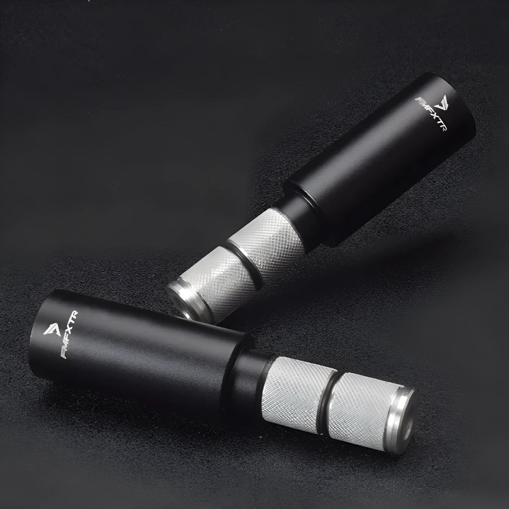 Aluminium alloy bicycle handlebar extension rod pair with 15-20mm adjustment range