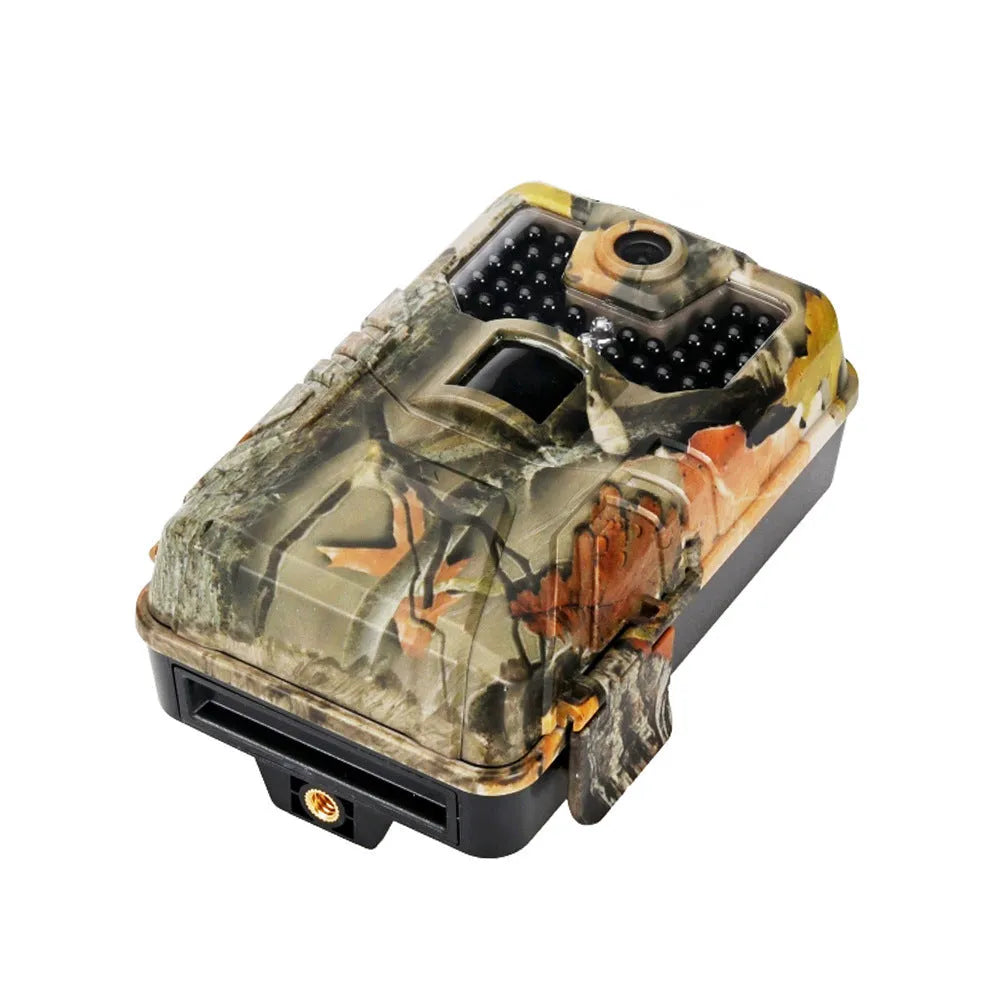 Camouflage outdoor Bluetooth hunting camera with infrared LEDs for night vision