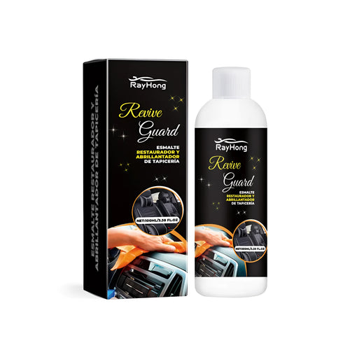 3.8 by 12.3 cm box of automotive interior polish for dashboard and trim surfaces.