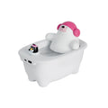 White creative USB humidifier with 550ml water tank for desktop use