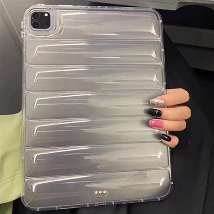 Transparent silicone iPad case with air cushion corners for 10.9-inch iPad Air 4 and Air 5