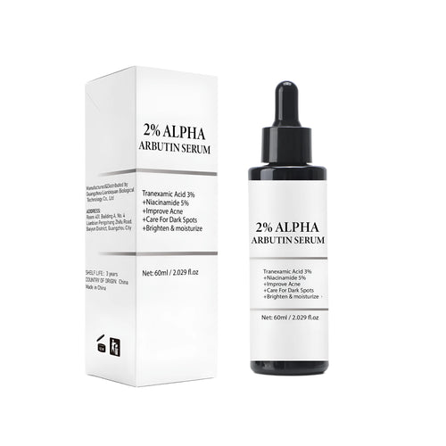 Alpha arbutin facial care solution bottle, 60ml, style FPB009
