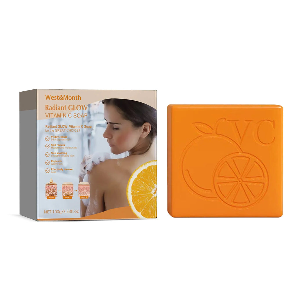 100g whitening vitamin body care cleaning soap with active ingredients