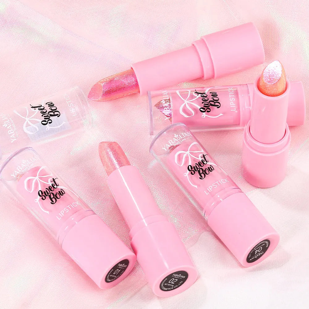Sweetheart Bow XINGX Diamond Lipstick in six colour options with standard bullet format