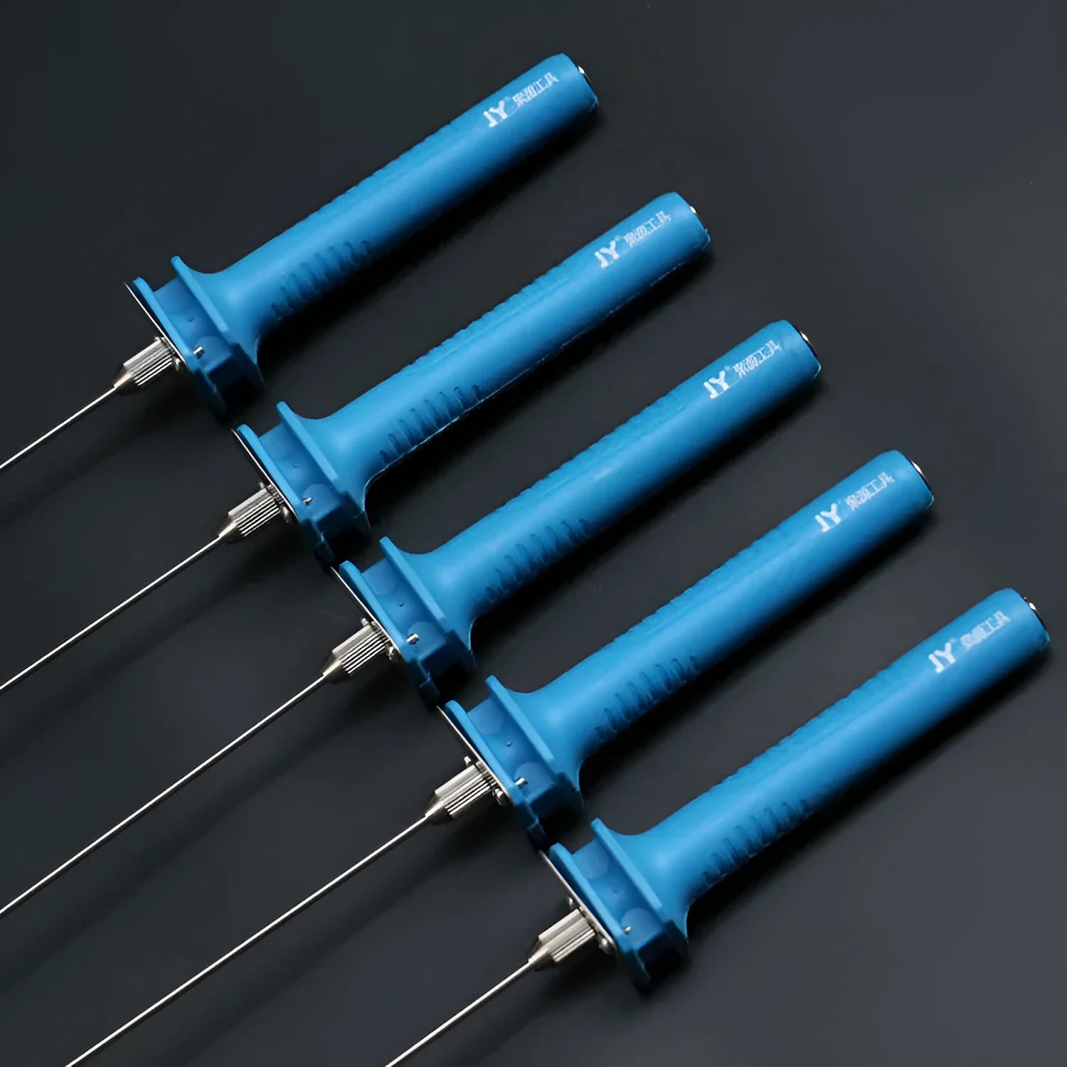 Blue electric heating cutter with plastic handle for cutting foam polystyrene and pearl cotton boards